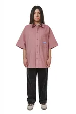 Рубашка Ymkashix Velve Leisure Line пыльно-розовая