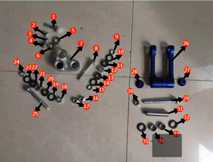 Запчасти B к питбайку Motax XR 250