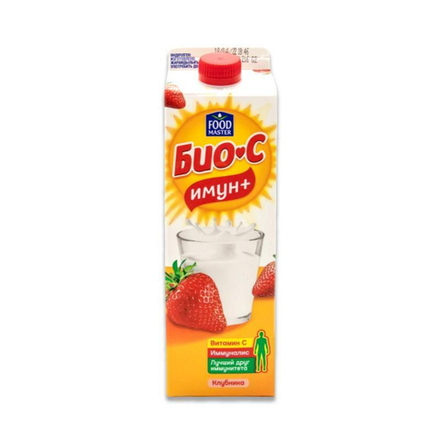 Йогурт питьевой Био-С Food Master Клубника 1000 гр