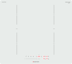 Индукционная варочная панель с инвертором Meferi MIH604WH COMFORT фото 