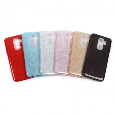 Чехол ТПУ с блестками для Samsung Galaxy J8 (2018), 010028 Золотой