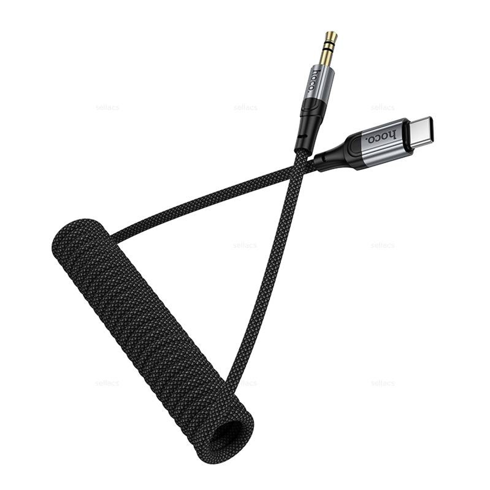 Аудио кабель AUX для Type-C Hoco UPA33B (black)