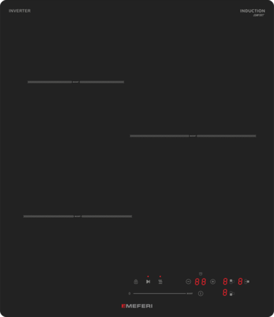 Индукционная варочная панель с инвертором Meferi MIH453BK COMFORT