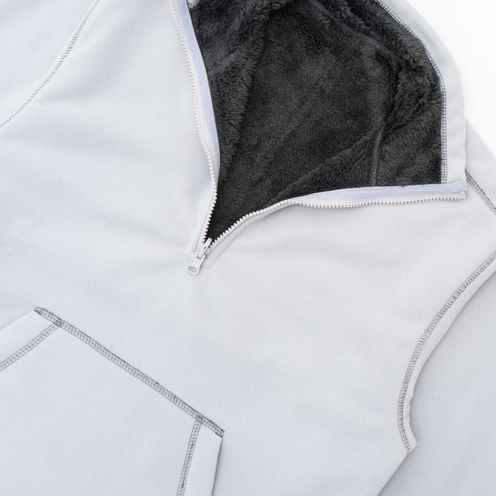 Толстовка FW22 Reverse Fleece Shirt Fog Серая