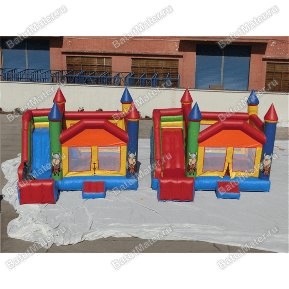 Коммерческий надувной батут "Крепость рыцаря"