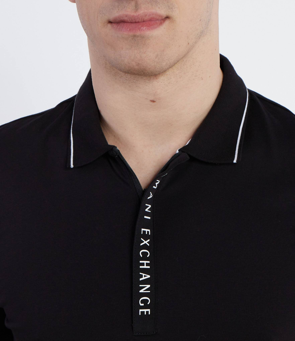 Поло Armani Exchange - черный(8NZF71 ZJH2Z)