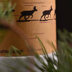 Кружка большая фарфоровая без ручки. Коллекция Christmas (Рождество)