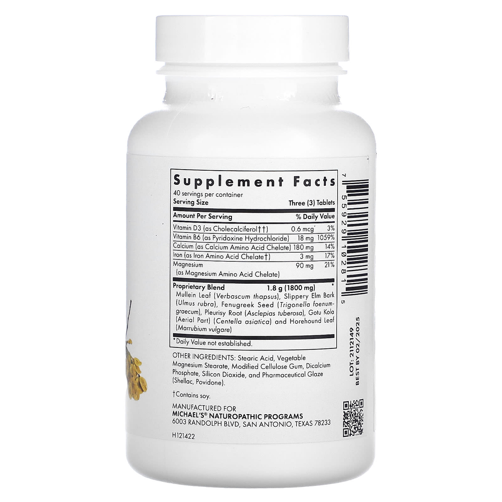 Michael's Health, Lung Factors, 120 вегетарианских таблеток