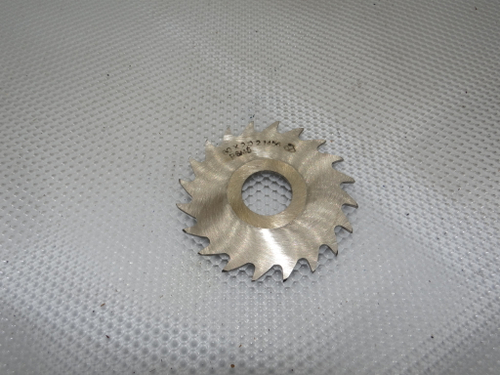 Фреза отрезная дисковая по металлу 80х2х22мм. z=20 Р6М5 СССР с фаской без шпонки