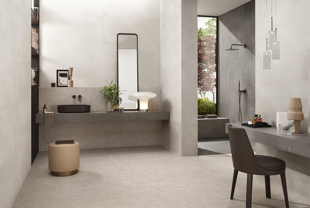 Atlas Concorde 3D Wall Plaster Combed White 50x120