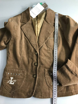 Жакет вельветовый стильный рост 146, новый