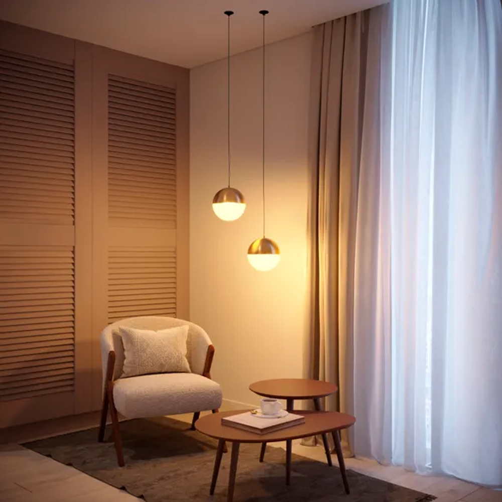 Светильник SP-EMISFERO-HANG-BUILT-R150-11W Warm3000 (GD, 170 deg, 230V) (Arlight, IP20 Металл, 3 года) 056592