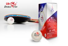 Мячи для н/т Double Fish PAR40+ 3*** (paris(6 шт/упак.) р-р.40+