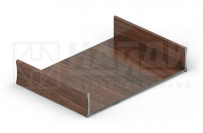 Упор прямой (5,40 м) мокко глянец