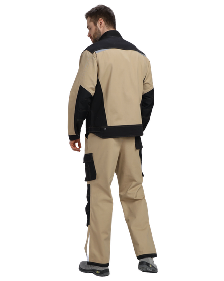 Куртка "Милан СН" (бежевый/черный)