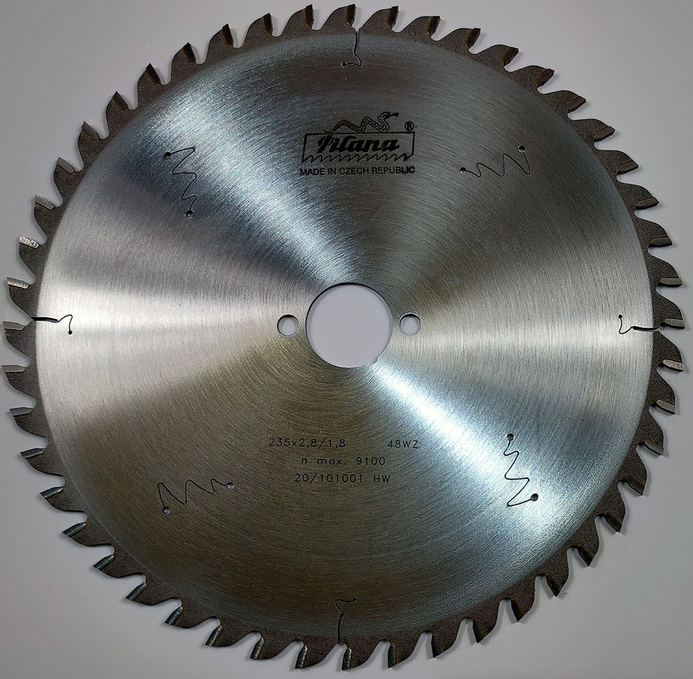 Пила дисковая TCT "Pilana" 235x2.8/1.8x30 z48 91 WZ