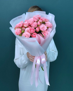 Кустовая пионовидная роза Мадам Бомбастик,9 шт(00424)