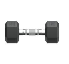 Гантель гексагональная UNIX Fit обрезиненная 5 кг / шт.