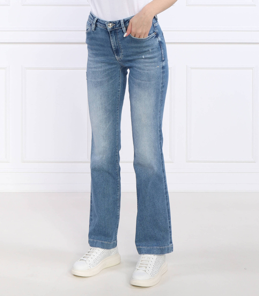 джинсы sexy boot GUESS - голубой(W3RA58 D4W91)