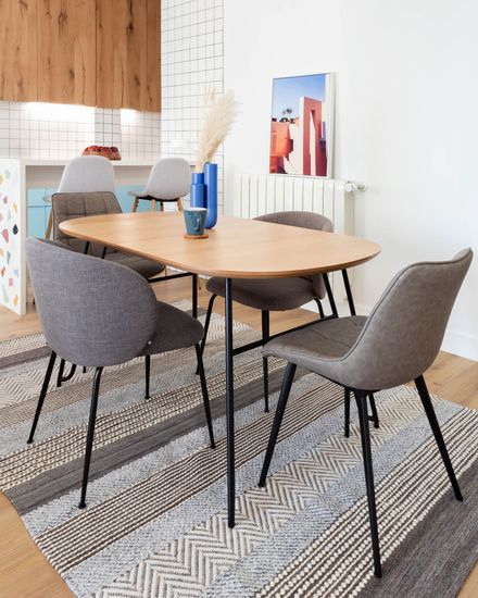 Стул Adah бежево-серый Испания La Forma