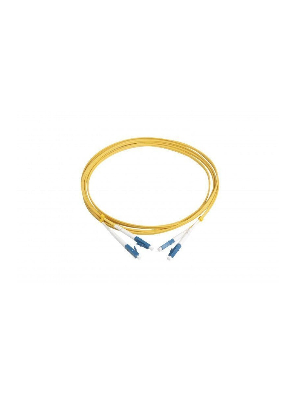 Патч-корд FC-D2-9-LC/UR-LC/UR-H-3M-LSZH-YL волоконно-оптический (шнур) SM 9/125 (OS2) LC/UPC-LC/UPC duplex LSZH 3м Hyperline 28076