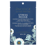 Pacifica, Stress Rehab, косметическая маска для лица с кокосом и кофеином, 1 листовая маска, 20 мл (0,67 жидк. унц.)