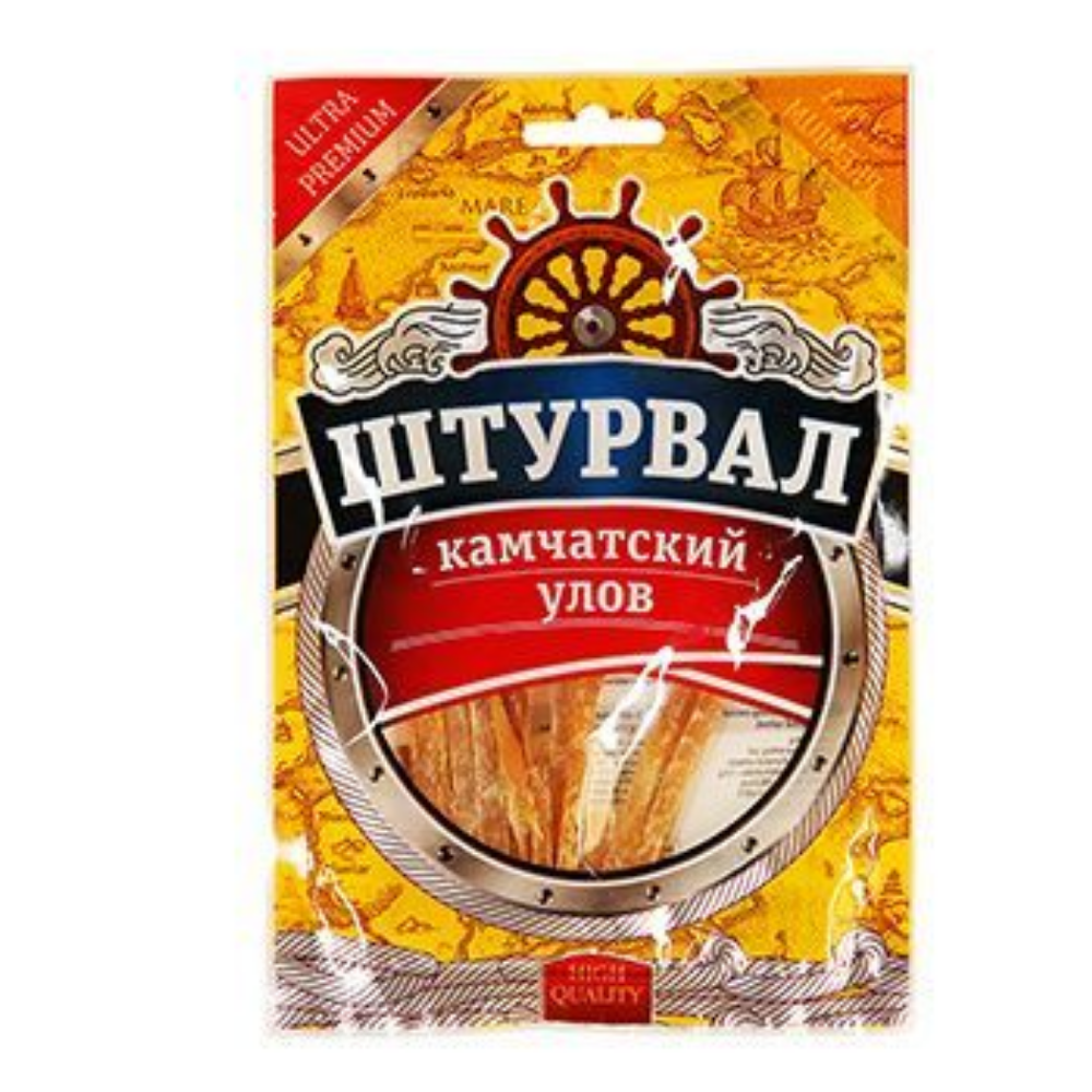 Камчатский улов солено-сушеный Штурвал 36 гр