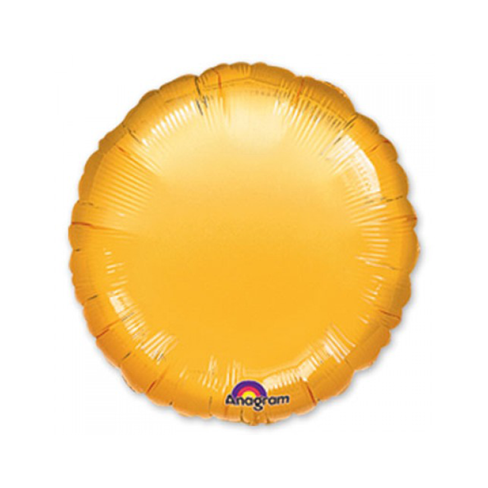 Шарик круг золотой