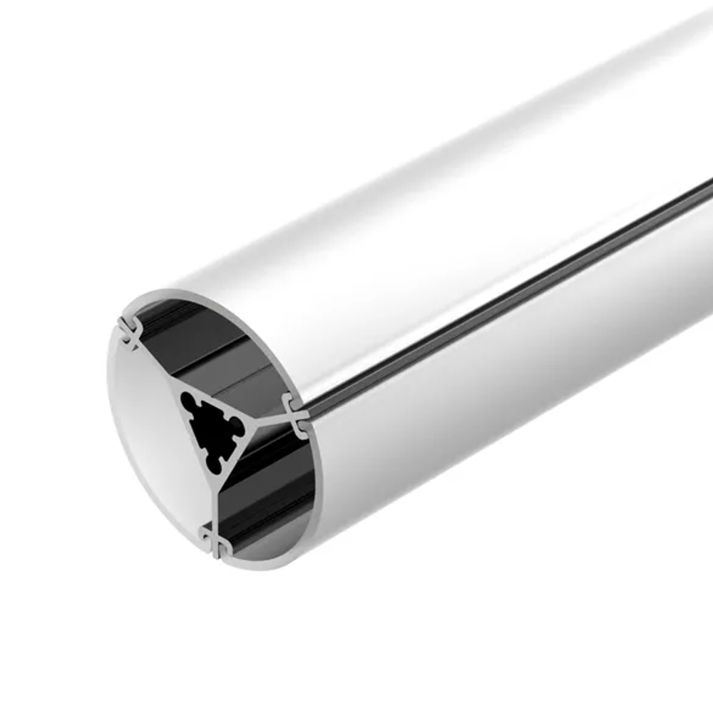 Профиль ROUND-D36-360-2500 ANOD BLACK (Arlight, Алюминий) 050250