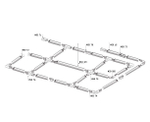 Соединитель X-образный для треков Italline WSO WSO 75 white