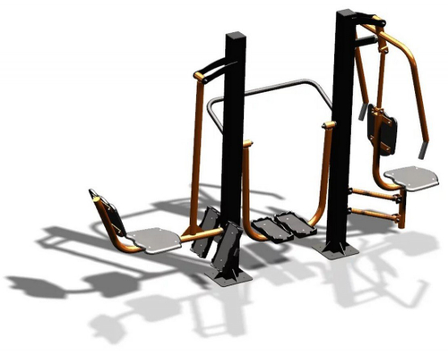 Уличный тренажер Жим ногами, Шагомер, Жим от Груди Т.304.002