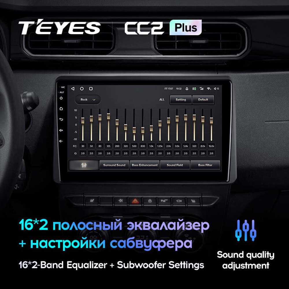 Teyes CC2 Plus 10.2" для Renault Duster 2020-2021