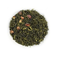 Зеленый ароматизированный чай с шиповником Конунг 500г