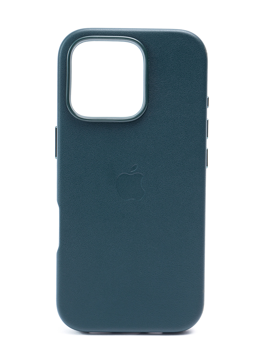 Кожаный чехол Leather Case iPhone 16 Pro Зеленый