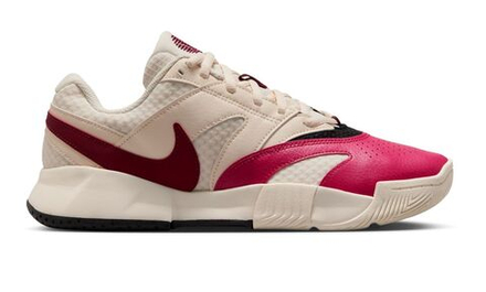 Женские Кроссовки теннисные Nike Court Lite 4 - pale ivory/rush pink/sail/team red