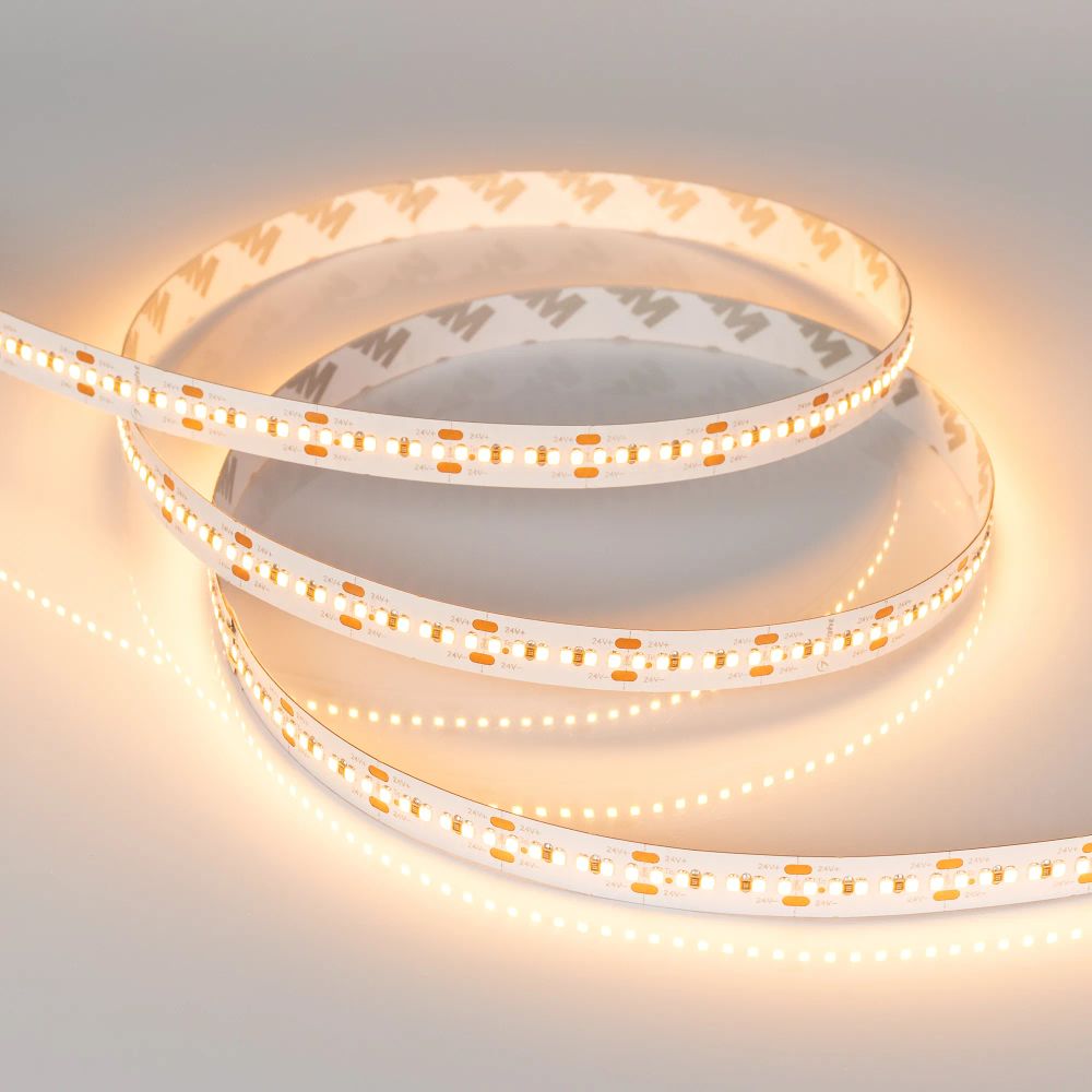 Светодиодная лента MICROLED-M300-10mm 24V Warm2700 (21.6 W/m, IP20, 2216, 5m) (Arlight, 21.6 Вт/м, IP20) 023591(2)