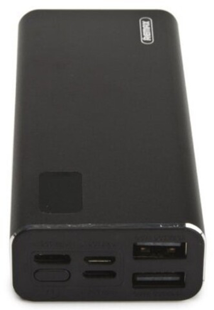 Портативный аккумулятор 10000 mAh RPP-155 Mini Pro 2USB black