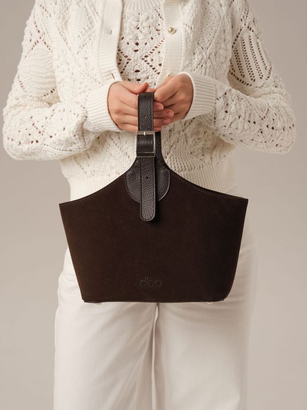 Замшевая сумка DBR Provence 31398 темно-коричневый