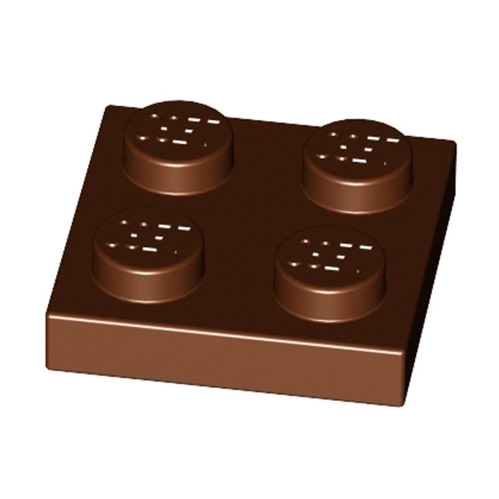 Lego Плитка 2x2 (коричневая) 4216695
