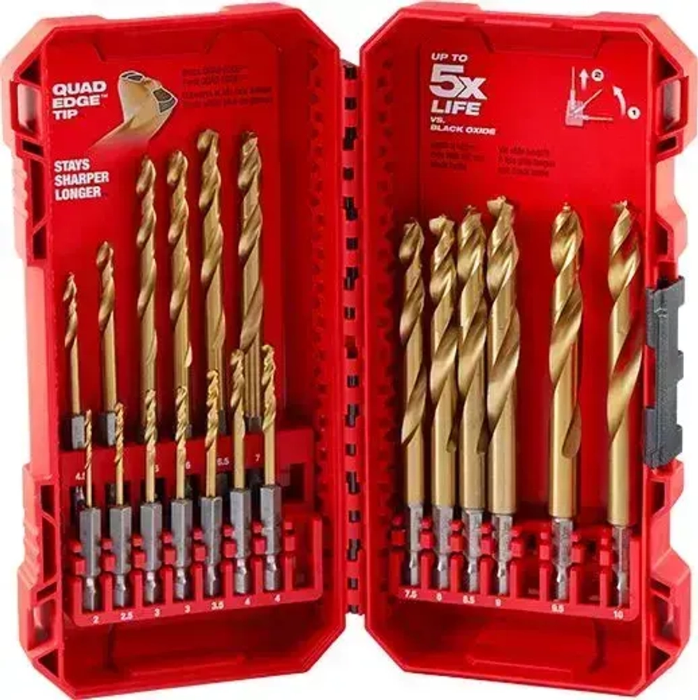 Milwaukee 48-89-4860 SHOCKWAVE Красный титановый костюм HELIX - 19 шт
