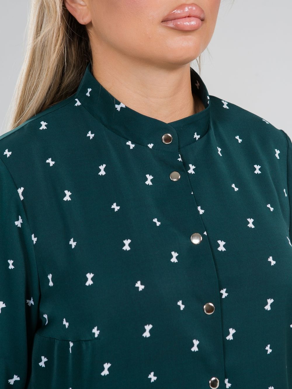 Платье 1329 темно-зеленый Novita (Акция)