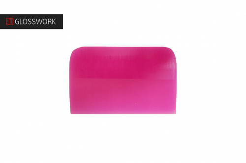 Glosswork Ракель для установки прямоугольный Полиуретан розовый Высота 7,5 ширина 10