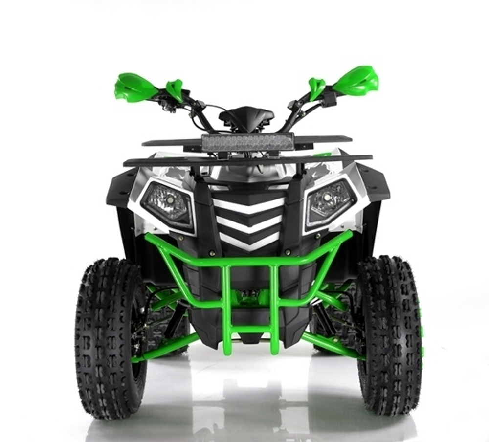 Квадроцикл Wels EVO-X2 200 куб/см 13 л.с колеса 10" цвет Белый / зеленый
