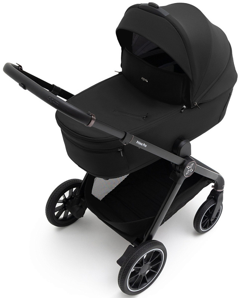 Коляска Agex Prima Pro 3 в 1 с автокреслом i-Safe Black APP626 Black (Черный)