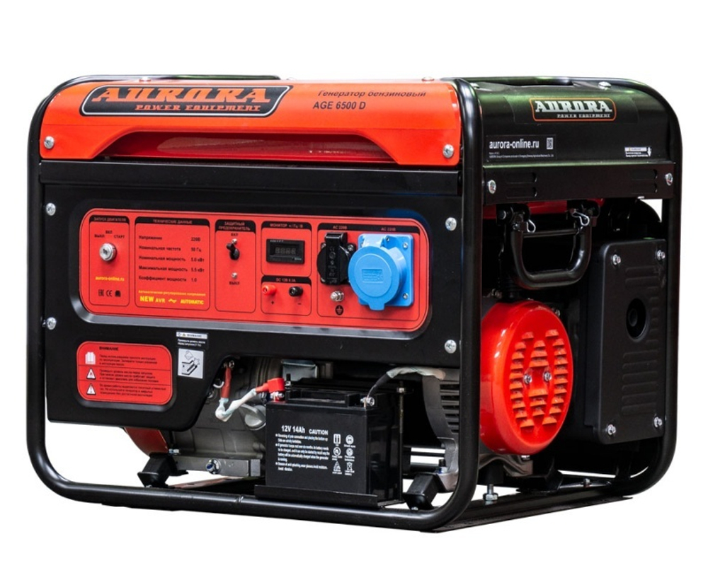 Бензиновый генератор (5.5 кВт) Aurora AGE 6500 D