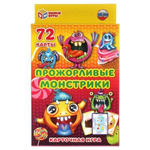Настольная игра "Прожорливые монстрики", 72 кар. (Умные игры)