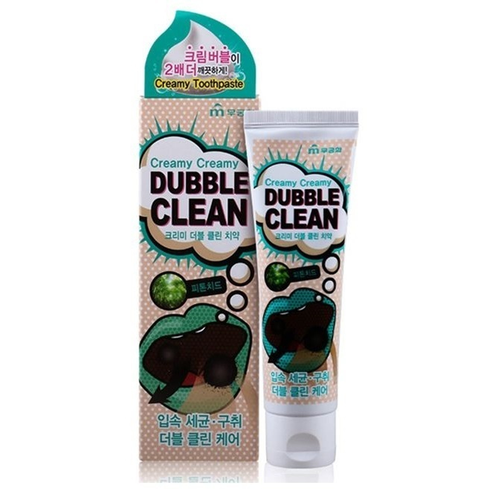 [Mukunghwa] Dubble Clean - Зубная паста с очищающими пузырьками и фитонцидами, 110 гр