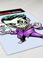 Наклейка - Злодей с картой