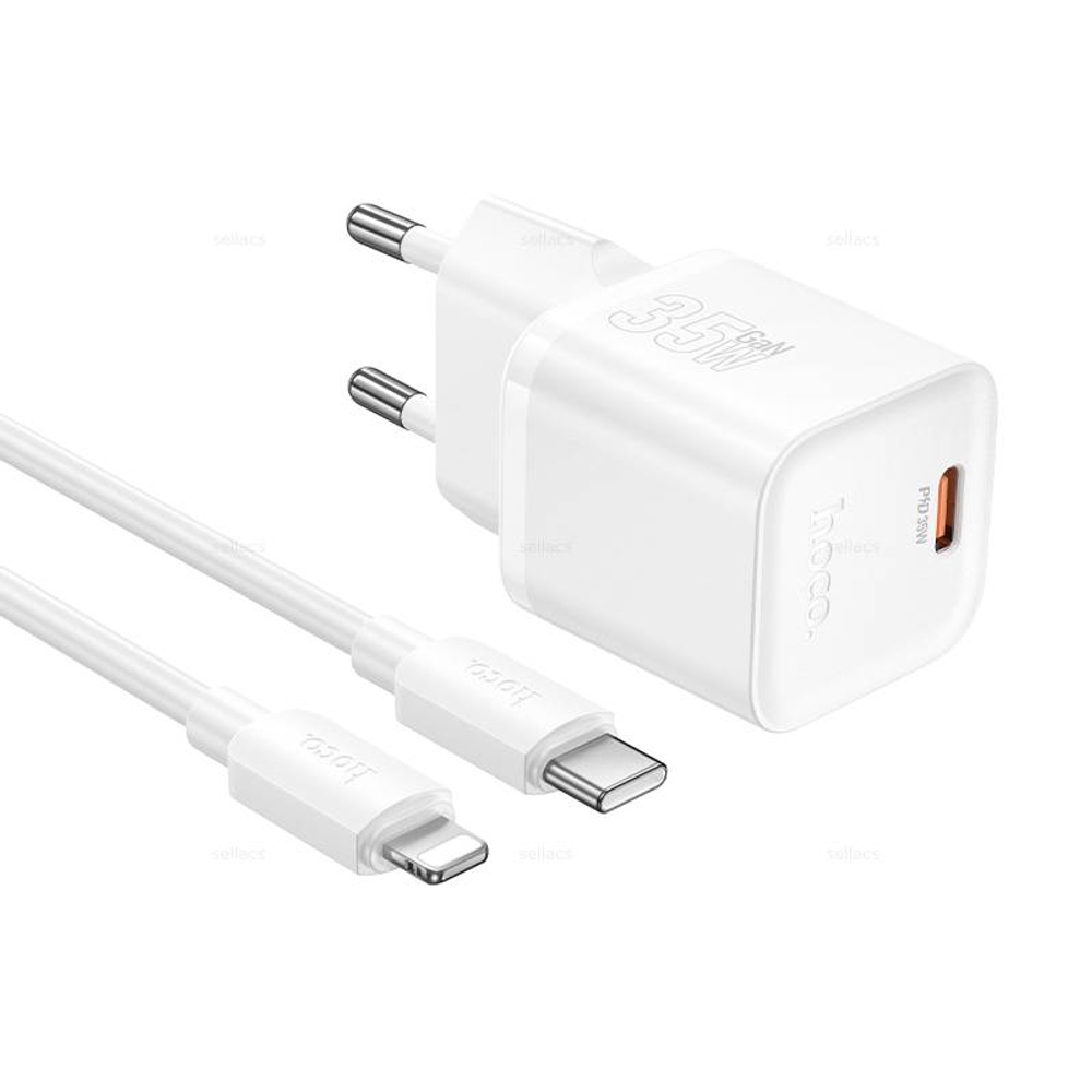 Зарядное устройство Hoco N66 PD35W для Lightning (white)