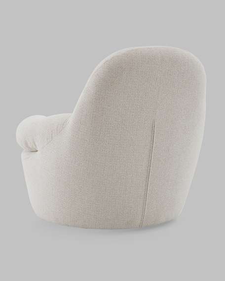 Лаунж-кресло Wait, светло-серый шенилл